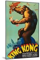 King Kong-null-Mounted Art Print