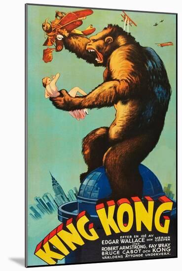 King Kong-null-Mounted Art Print