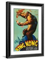 King Kong-null-Framed Art Print