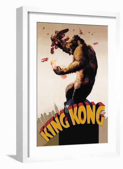 King Kong-null-Framed Art Print