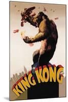 King Kong-null-Mounted Art Print