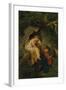 King Krokus and the Dryad. before 1860 (?)-Moritz Von Schwind-Framed Giclee Print