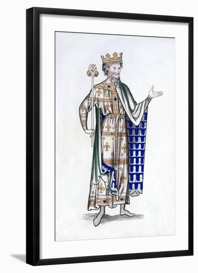 King, Late 12th Century-Henry Shaw-Framed Giclee Print
