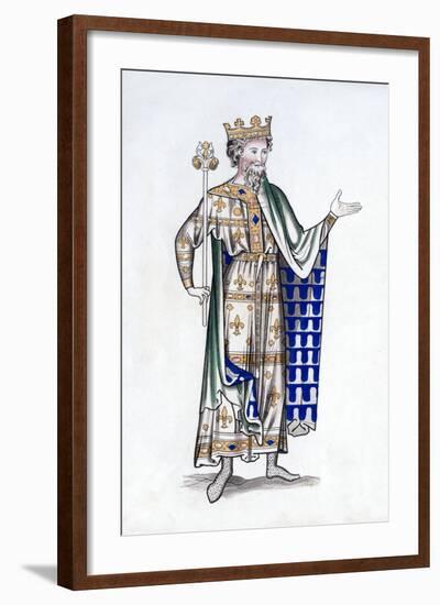 King, Late 12th Century-Henry Shaw-Framed Giclee Print