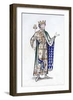King, Late 12th Century-Henry Shaw-Framed Giclee Print