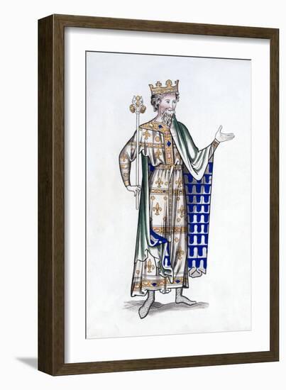 King, Late 12th Century-Henry Shaw-Framed Giclee Print