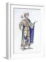 King, Late 12th Century-Henry Shaw-Framed Giclee Print