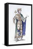 King, Late 12th Century-Henry Shaw-Framed Stretched Canvas
