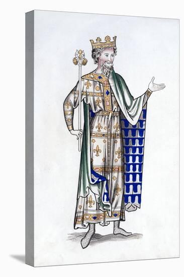 King, Late 12th Century-Henry Shaw-Stretched Canvas