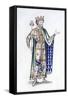 King, Late 12th Century-Henry Shaw-Framed Stretched Canvas