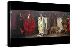King Lear, Act 1 Scene 1-Edwin Austin Abbey-Stretched Canvas