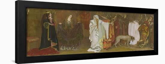 King Lear, Act I, Scene I, Cordelia's Farewell, 1898-Edwin Austin Abbey-Framed Giclee Print