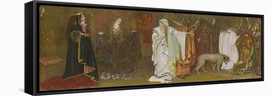 King Lear, Act I, Scene I, Cordelia's Farewell, 1898-Edwin Austin Abbey-Framed Stretched Canvas