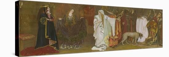 King Lear, Act I, Scene I, Cordelia's Farewell, 1898-Edwin Austin Abbey-Stretched Canvas