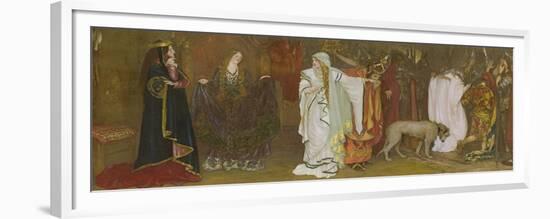 King Lear, Act I, Scene I, Cordelia's Farewell, 1898-Edwin Austin Abbey-Framed Giclee Print