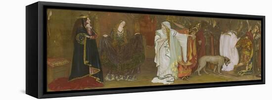 King Lear, Act I, Scene I, Cordelia's Farewell, 1898-Edwin Austin Abbey-Framed Stretched Canvas