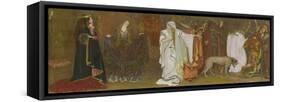 King Lear, Act I, Scene I, Cordelia's Farewell, 1898-Edwin Austin Abbey-Framed Stretched Canvas