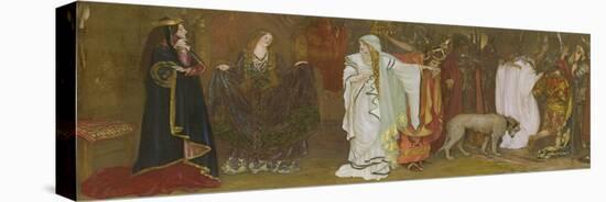 King Lear, Act I, Scene I, Cordelia's Farewell, 1898-Edwin Austin Abbey-Stretched Canvas