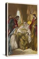 King Lear, Act IV Scene I: Cordelia Attends Her Father's Bedside-Joseph Kronheim-Stretched Canvas