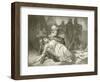 King Lear. Act V, Scene III-Felix Octavius Carr Darley-Framed Giclee Print