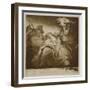 King Lear and Cordelia, 1776 (Etching and Aquatint with India Ink)-James Barry-Framed Giclee Print