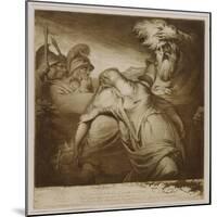 King Lear and Cordelia, 1776 (Etching and Aquatint with India Ink)-James Barry-Mounted Giclee Print