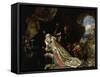 King Lear and Cordeliaby Edward Matthew Ward-null-Framed Stretched Canvas