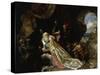 King Lear and Cordeliaby Edward Matthew Ward-null-Stretched Canvas