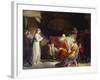 King Lear and His Three Daughters-William Hilton-Framed Giclee Print