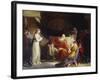 King Lear and His Three Daughters-William Hilton-Framed Giclee Print