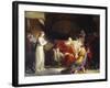 King Lear and His Three Daughters-William II Hilton-Framed Giclee Print