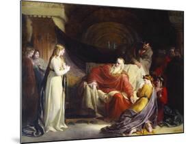 King Lear and His Three Daughters-William II Hilton-Mounted Giclee Print