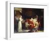 King Lear and His Three Daughters-William II Hilton-Framed Giclee Print