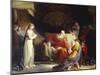 King Lear and His Three Daughters-William II Hilton-Mounted Giclee Print