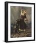 King Lear and the Fool (Shakespeare, King Lear, Act III, Scene II)-William Holmes Sullivan-Framed Giclee Print