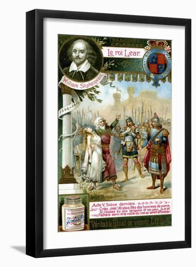 King Lear by William Shakespeare (1564-161)-null-Framed Giclee Print