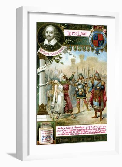 King Lear by William Shakespeare (1564-161)-null-Framed Giclee Print