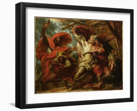 King Lear, c.1788-Benjamin West-Framed Giclee Print