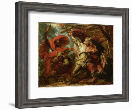 King Lear, c.1788-Benjamin West-Framed Giclee Print