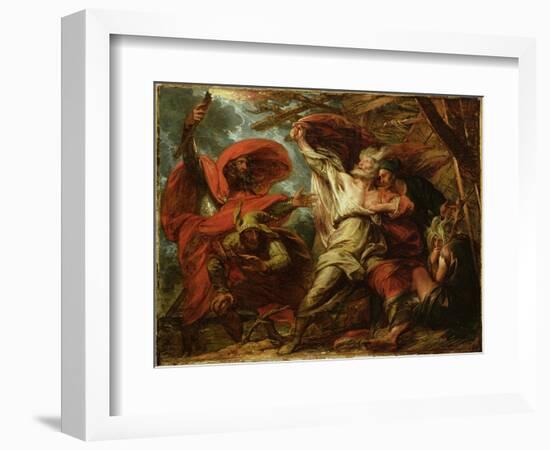 King Lear, c.1788-Benjamin West-Framed Giclee Print