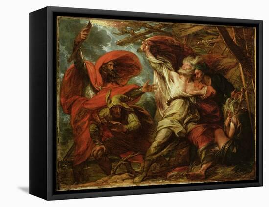 King Lear, c.1788-Benjamin West-Framed Stretched Canvas