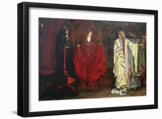 King Lear, Detail-Edwin Austin Abbey-Framed Art Print