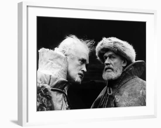 King Lear, Patrick Magee, Paul Scofield, 1971-null-Framed Photo