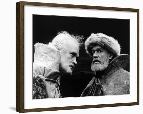 King Lear, Patrick Magee, Paul Scofield, 1971-null-Framed Photo