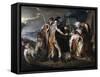 King Lear Weeping over the Body of Cordelia-D. F. Barry-Framed Stretched Canvas