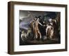 King Lear Weeping over the Body of Cordelia-D. F. Barry-Framed Giclee Print