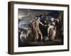 King Lear Weeping over the Body of Cordelia-D. F. Barry-Framed Giclee Print