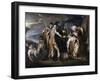 King Lear Weeping over the Body of Cordelia-D. F. Barry-Framed Giclee Print