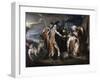 King Lear Weeping over the Body of Cordelia-D. F. Barry-Framed Giclee Print