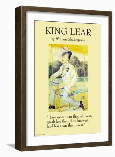 King Lear-null-Framed Art Print